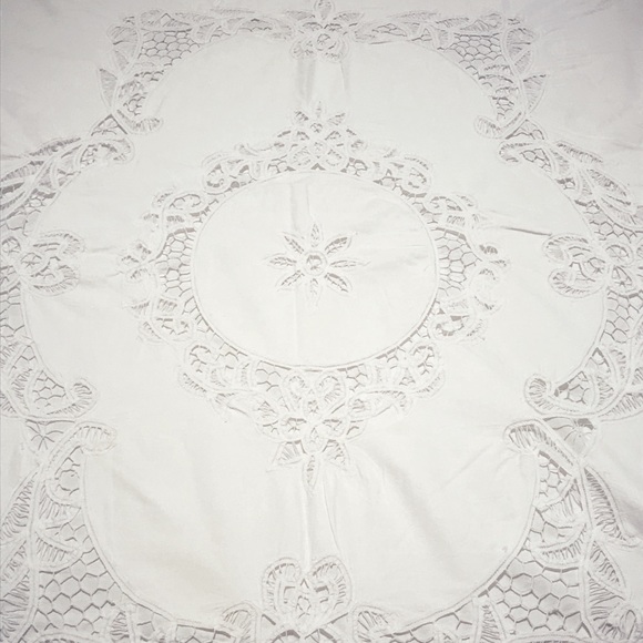 Bedding Vintage Twin White Battenberg Lace Duvet Cover Poshmark